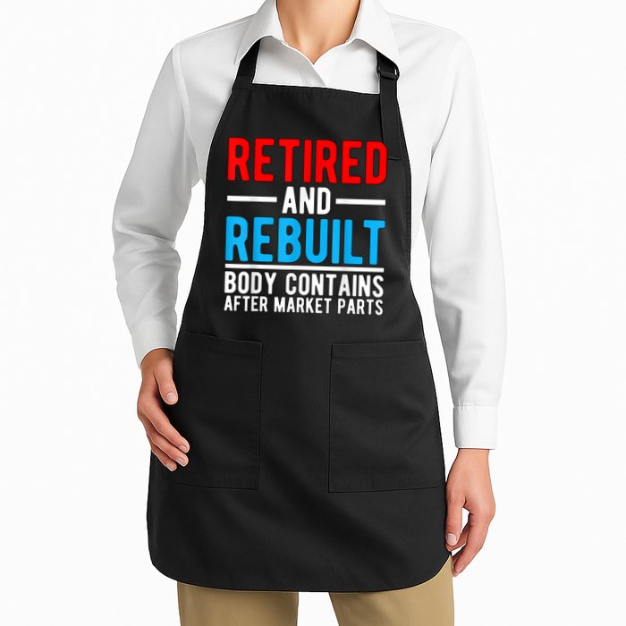 Retired and Rebuilt Hip Knee Replacement Parts Apron