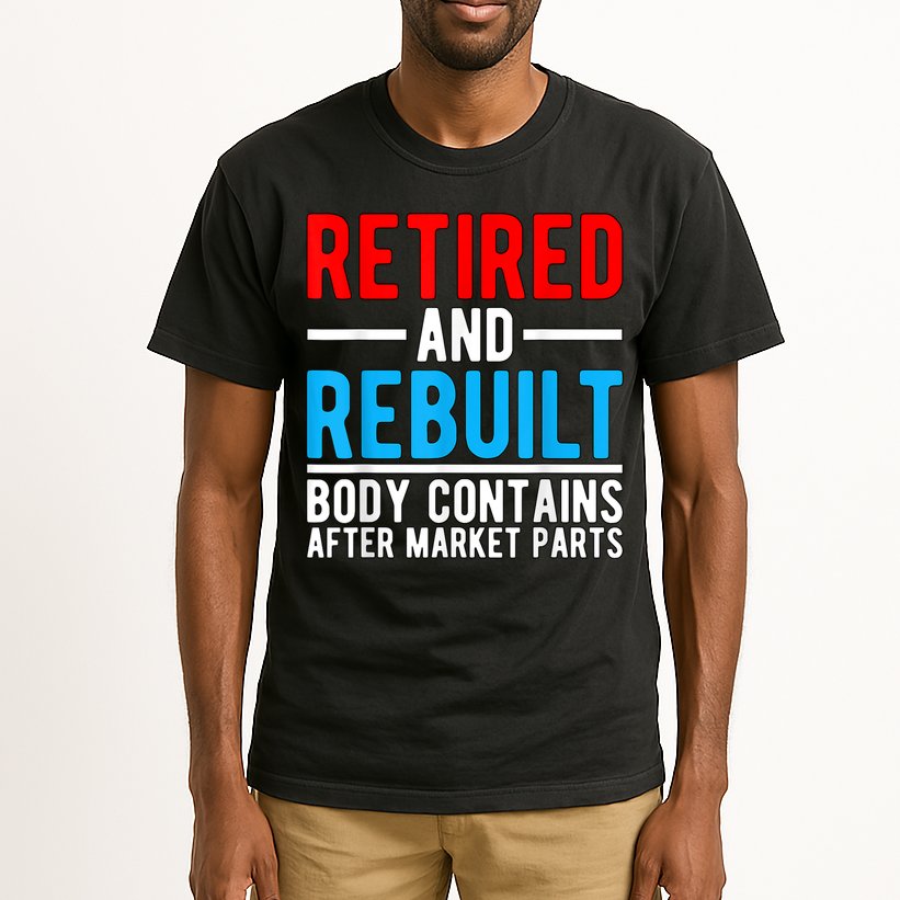 Retired and Rebuilt Hip Knee Replacement Parts Tall T-Shirt