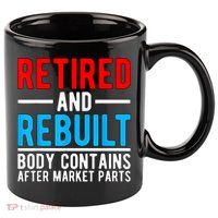 Retired and Rebuilt Hip Knee Replacement Parts 11oz C Handle Ceramic Mug