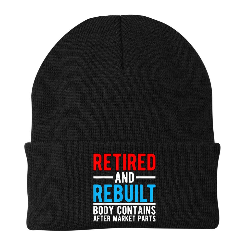 Retired and Rebuilt Hip Knee Replacement Parts Beanie