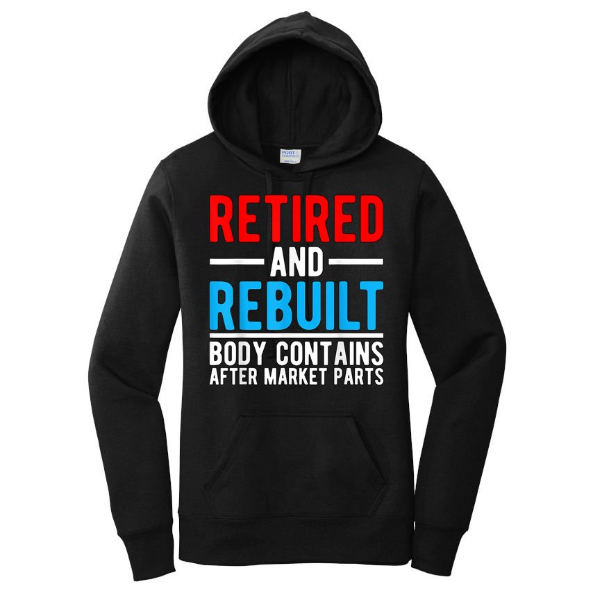 Retired and Rebuilt Hip Knee Replacement Parts Women's Pullover Hoodie