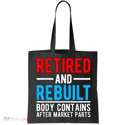 Retired and Rebuilt Hip Knee Replacement Parts Bag