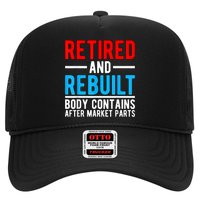 Retired and Rebuilt Hip Knee Replacement Parts Hat