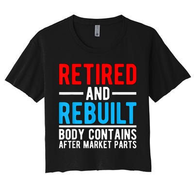 Retired and Rebuilt Hip Knee Replacement Parts Crop Top
