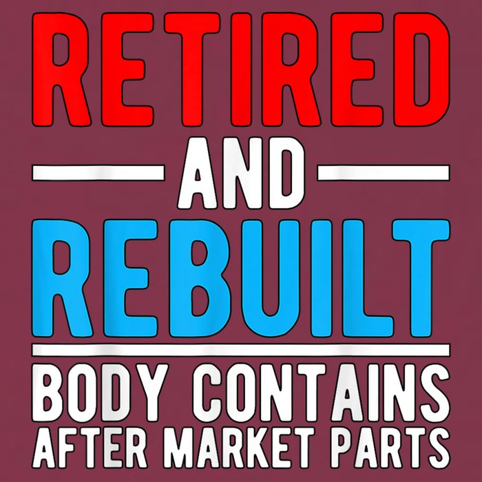 Retired and Rebuilt Hip Knee Replacement Parts 16oz Travel Tumbler