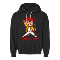 Rock And Roll Cat Classic Rock & Roll Design Garment-Dyed Fleece Hoodie