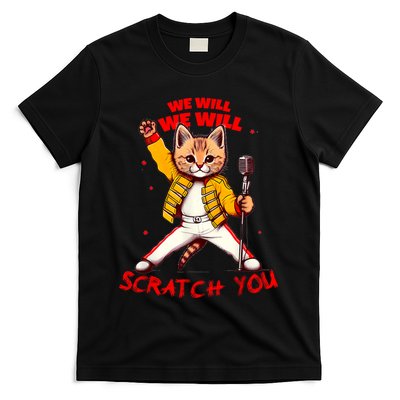 Rock And Roll Cat Classic Rock & Roll Design T-Shirt