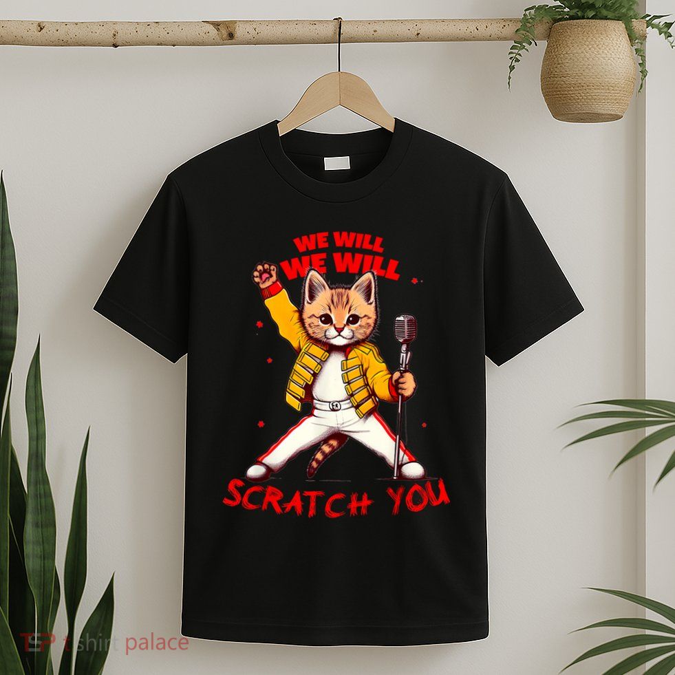 Rock And Roll Cat Classic Rock & Roll Design T-Shirt