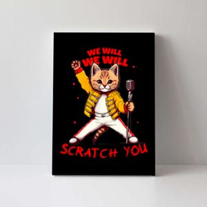 Rock And Roll Cat Classic Rock & Roll Design Canvas