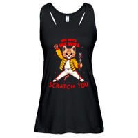 Rock And Roll Cat Classic Rock & Roll Design Ladies Essential Flowy Tank