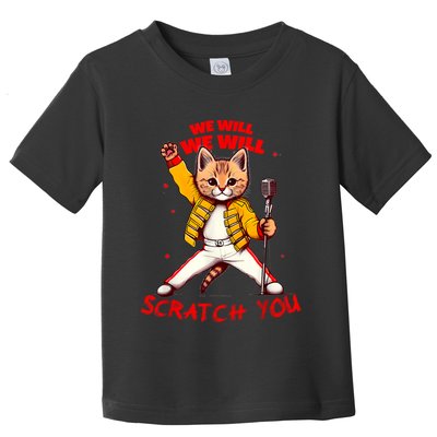 Rock And Roll Cat Classic Rock & Roll Design Toddler T-Shirt