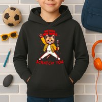 Rock And Roll Cat Classic Rock & Roll Design Kids Hoodie