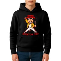 Rock And Roll Cat Classic Rock & Roll Design Kids Hoodie