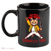 Rock And Roll Cat Classic Rock & Roll Design 11oz C Handle Ceramic Mug