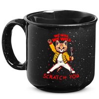 Rock And Roll Cat Classic Rock & Roll Design 15oz Campfire Ceramic Mug