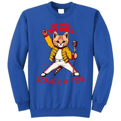 Rock And Roll Cat Classic Rock & Roll Design Sweatshirt