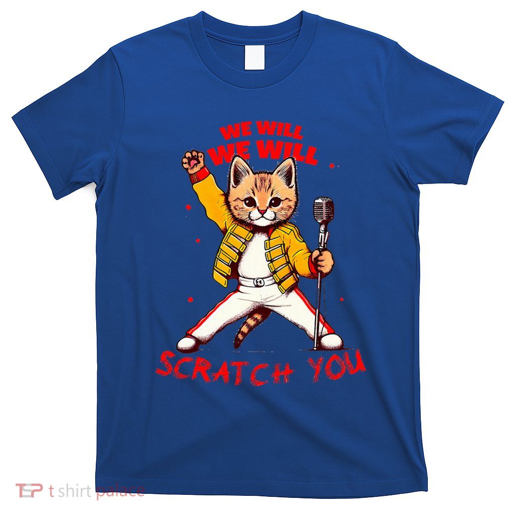 Rock And Roll Cat Classic Rock & Roll Design T-Shirt