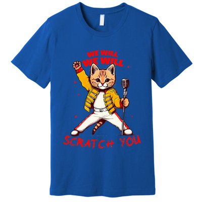 Rock And Roll Cat Classic Rock & Roll Design Premium T-Shirt
