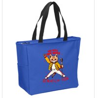 Rock And Roll Cat Classic Rock & Roll Design Zip Tote Bag