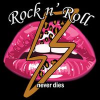 Rock And Roll Never Dies Lips Impact Tech Backpack