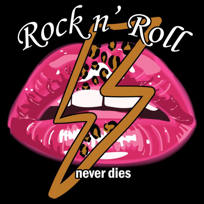 Rock And Roll Never Dies Lips Impact Tech Backpack