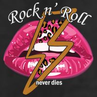 Rock And Roll Never Dies Lips Adult Drive Performance Visor