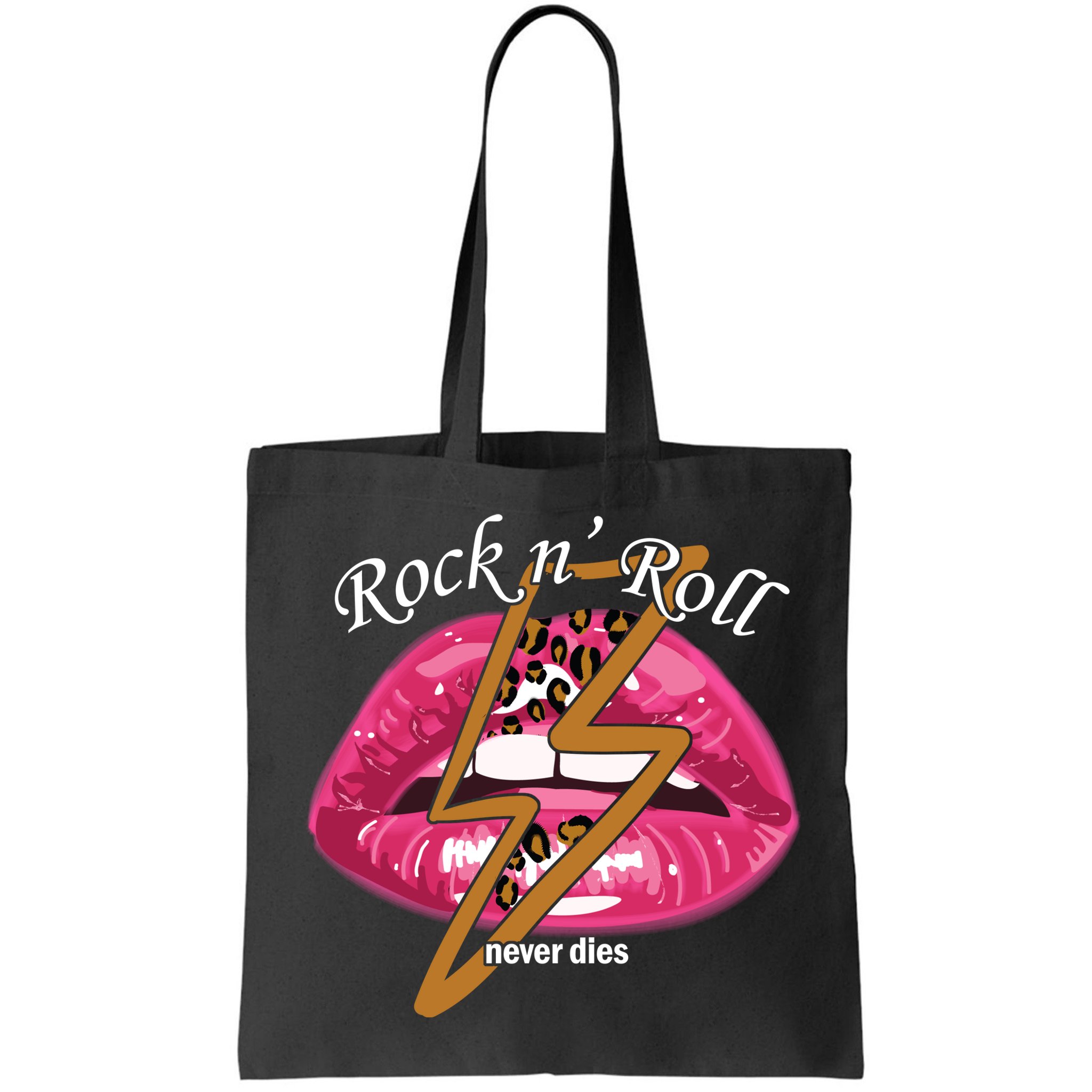Rock And Roll Never Dies Lips Bag