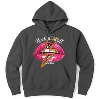 Rock And Roll Never Dies Lips Hoodie