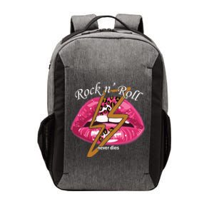 Rock And Roll Never Dies Lips Vector Backpack