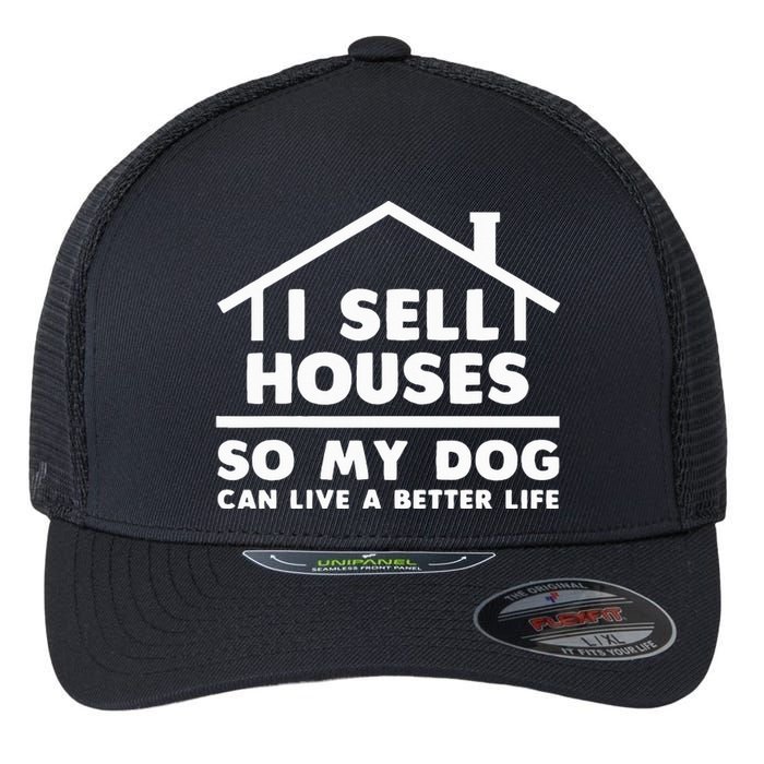 Realtor Art Real Estate House Lovers Flexfit Unipanel Trucker Cap