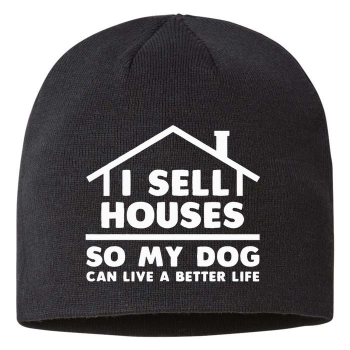 Realtor Art Real Estate House Lovers Sustainable Beanie