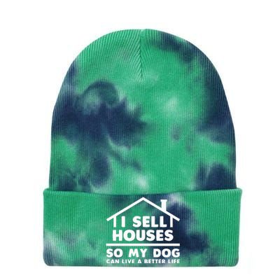 Realtor Art Real Estate House Lovers Tie Dye 12in Knit Beanie