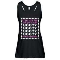 Roses Are Red True Love Is Rare Booty Rockin' Everywhere Ladies Essential Flowy Tank