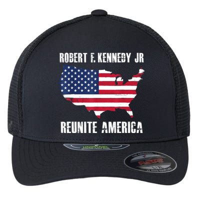 Reunite America RFK Kennedy Democrat President 2024 Women Flexfit Unipanel Trucker Cap