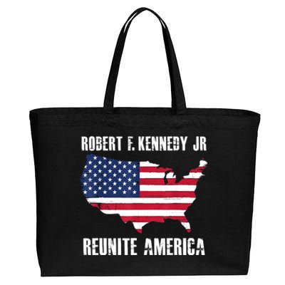 Reunite America RFK Kennedy Democrat President 2024 Women Cotton Canvas Jumbo Tote