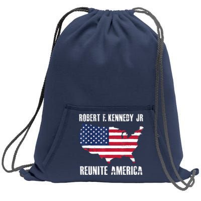 Reunite America RFK Kennedy Democrat President 2024 Women Sweatshirt Cinch Pack Bag