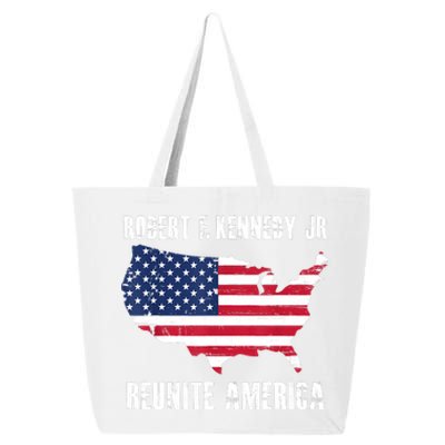 Reunite America RFK Kennedy Democrat President 2024 Women 25L Jumbo Tote