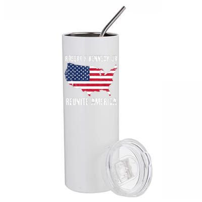 Reunite America RFK Kennedy Democrat President 2024 Women Stainless Steel Tumbler