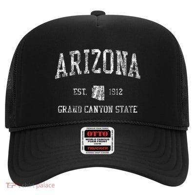 Retro Arizona High Crown Mesh Back Trucker Hat