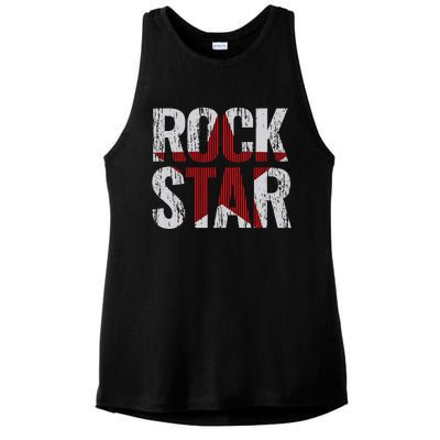 Rock And Roll Star Ladies PosiCharge Tri-Blend Wicking Tank