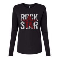 Rock And Roll Star Womens Cotton Relaxed Long Sleeve T-Shirt