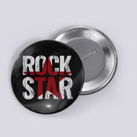 Rock And Roll Star Button