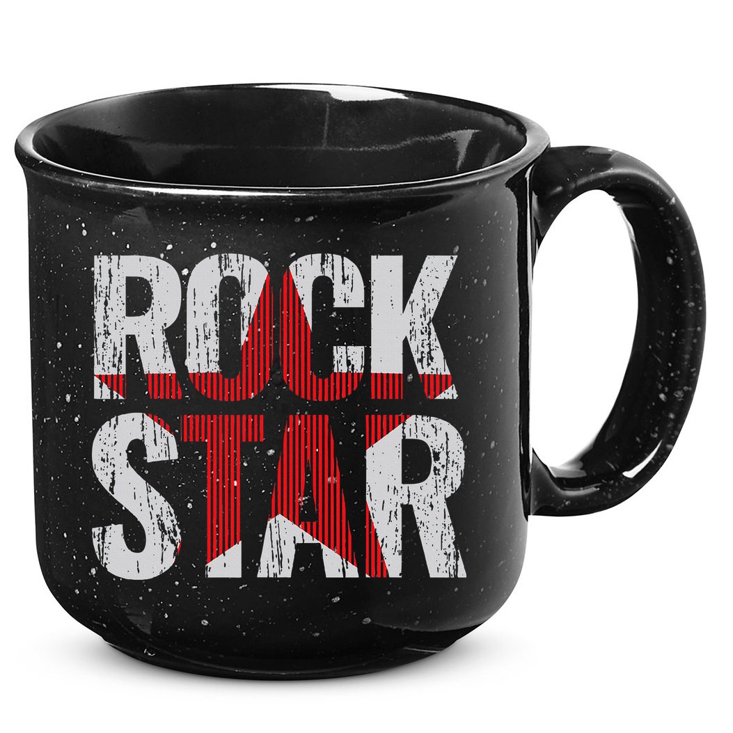 Rock And Roll Star 15oz Campfire Ceramic Mug