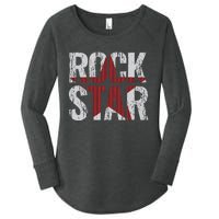 Rock And Roll Star Women's Perfect Tri Tunic Long Sleeve Shirt