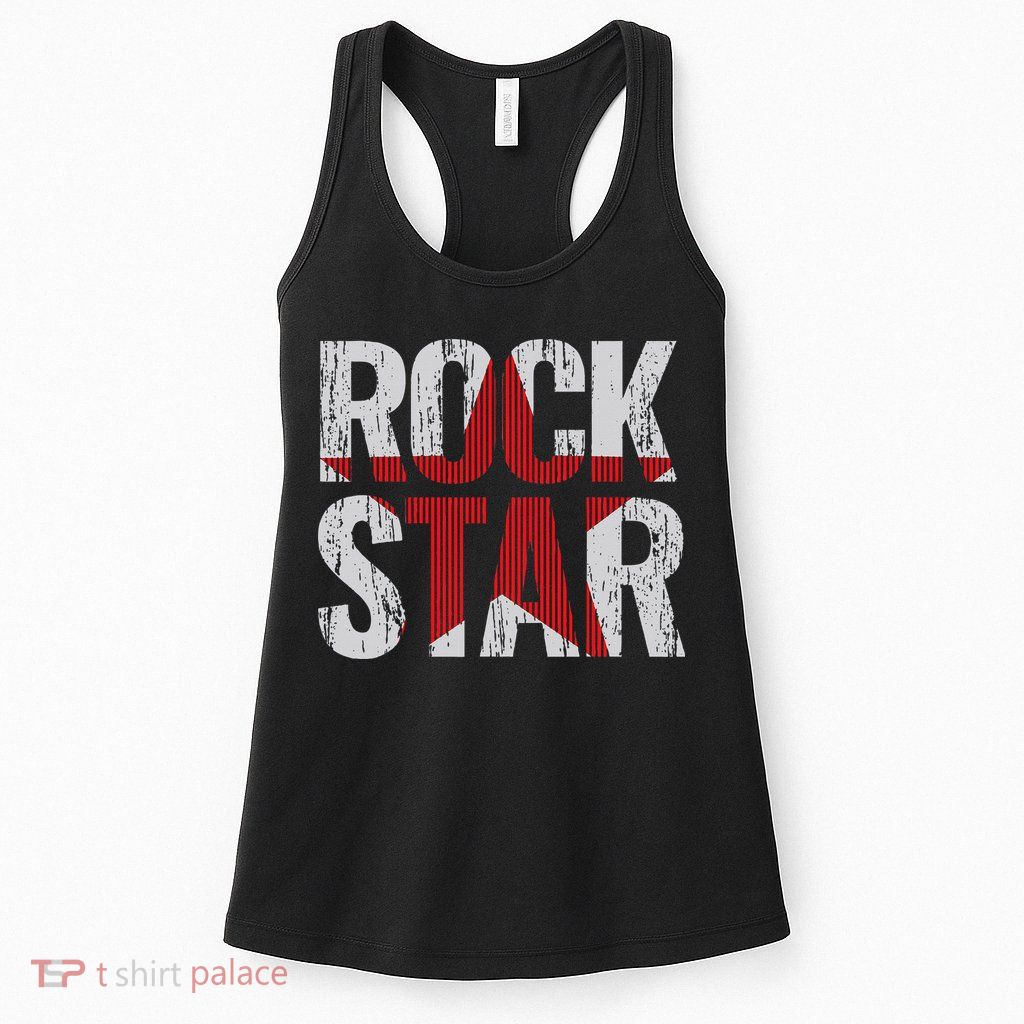Rock And Roll Star Womens Tank Top