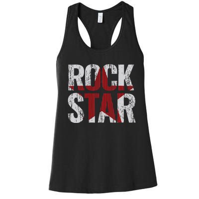 Rock And Roll Star Women's Racerback Tank