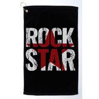 Rock And Roll Star Golf Towel