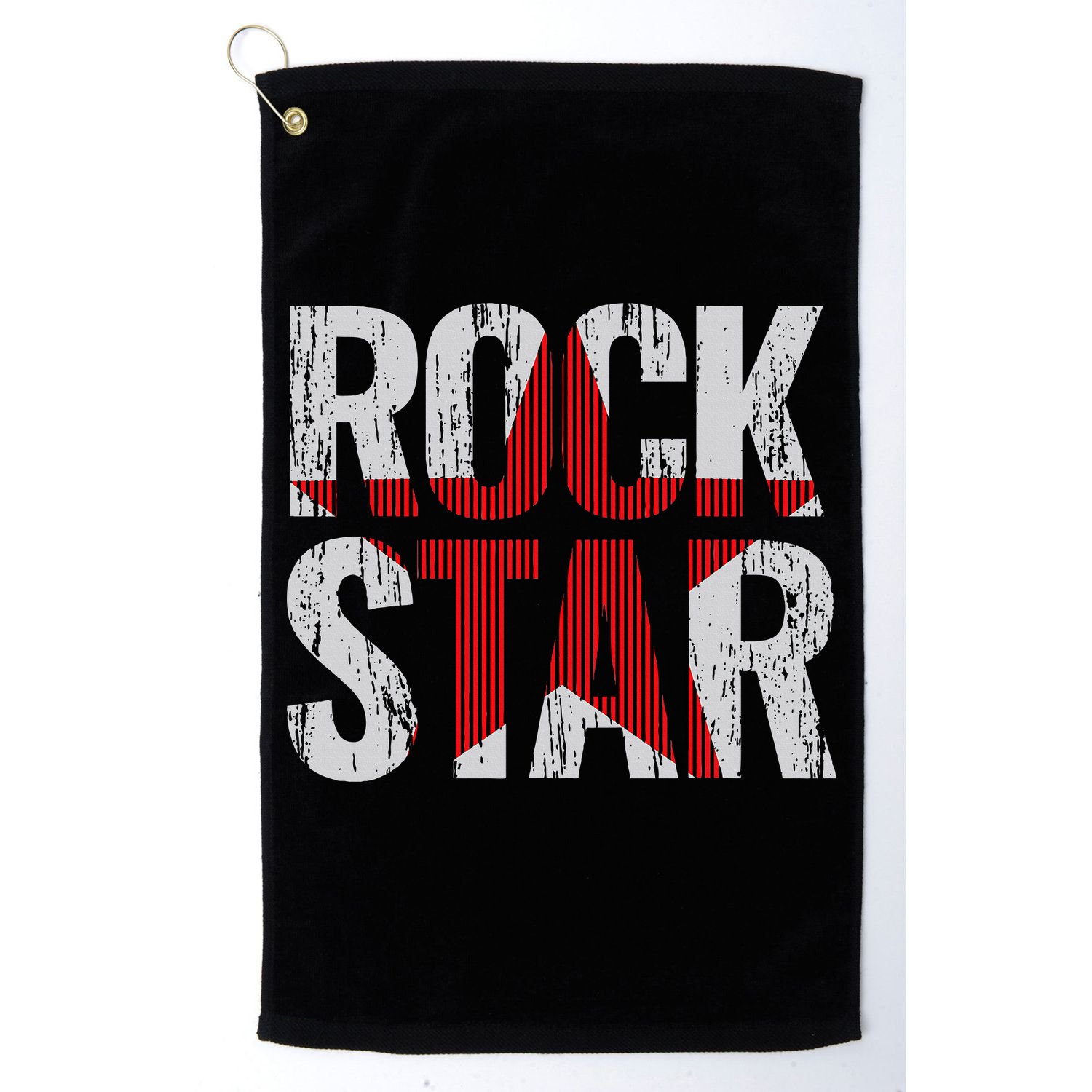 Rock And Roll Star Golf Towel