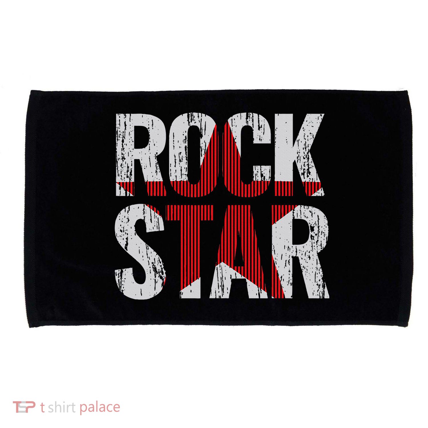 Rock And Roll Star Microfiber Hand Towel