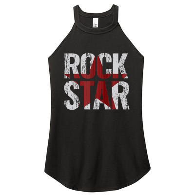 Rock And Roll Star Women’s Perfect Tri Rocker Tank